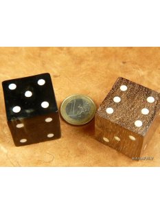 1 x W&uuml;rfel aus Horn, Knochen oder Holz 30 mm