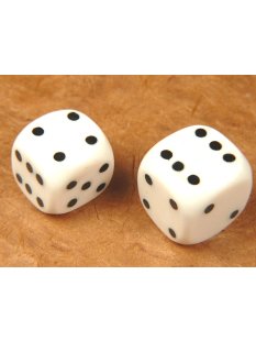 1 x W&uuml;rfel aus Horn, Knochen oder Holz 30 mm
