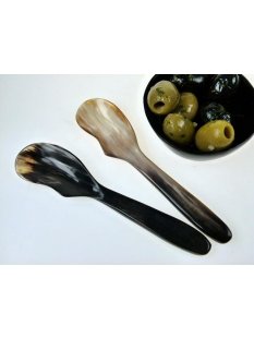 Horn Eier Sahnel&ouml;ffel 1 St&uuml;ck 15 cm = Code Z