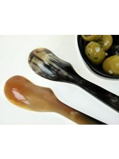 Horn Eier Sahnel&ouml;ffel 1 St&uuml;ck 15 cm = Code Z