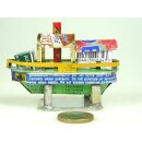 Barkasse / Dschunke auf St&auml;nder = 8 cm Code B