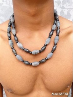 Hornkette Hafaliana 62 cm Naturschmuck Ethno BIO &Ouml;KO...