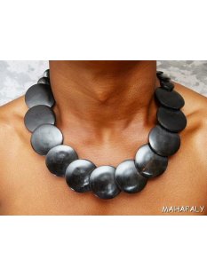 Hornkette Haina schwarz 53 cm - 50% reduziert