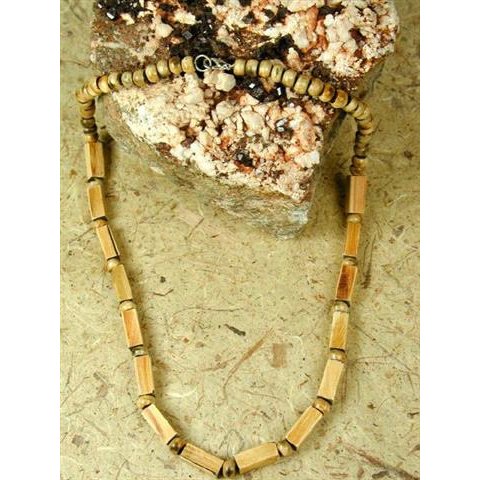 Hornkette Hiaja braun 70 cm - 50% reduziert