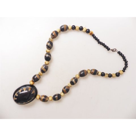 Hornkette Haja Ethno gebrannt