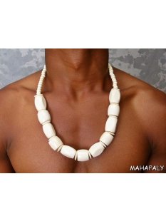 echt Knochenkette Natur BIO &Ouml;KO 60 cm Kelian  80%...