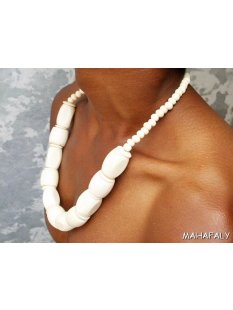 echt Knochenkette Natur BIO &Ouml;KO 60 cm Kelian  80%...