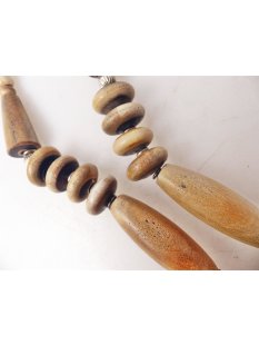 Hornkette Hajarivo Ethno gebrannt 53 cm - 30% reduziert