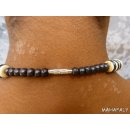 echt Natur Knochenkette BIO &Ouml;KO 50 cm Kakenya - 50% reduziert