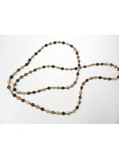 Hornkette Konstatin naturbraun polierte Horn- und...