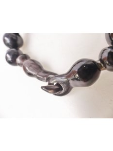 Hornkette Hando dunkel poliert 55 cm = Code H