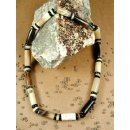 Hornkette Hanitra natur gemasert poliert 60 cm = Code H