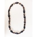 Hornkette Hanitrala gemasert poliert  60 cm - 50 % reduziert