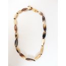 Hornkette Hanta gemasert poliert 55 cm - 50 %