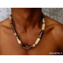 Hornkette Hanta gemasert poliert 55 cm - 50 %