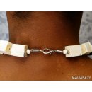 Knochenkette Kubix schwarz wei&szlig;, grau - 50 % reduziert