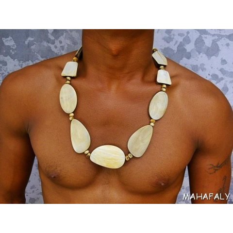 Hornkette Hantasoby braun gedampft  65 cm = Code I