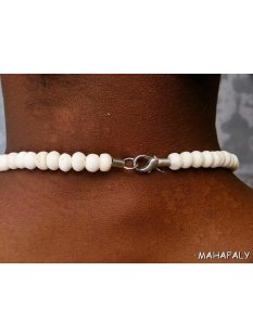 echt Natur Knochenkette  Kakeoma BIO &Ouml;KO 55 cm  - 80 % reduziert