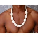 echt Natur Knochenkette  Kakeoma BIO &Ouml;KO 55 cm  - 80 % reduziert