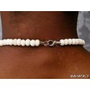 echt Natur Knochenkette  Kakeoma BIO &Ouml;KO 55 cm  - 80 % reduziert