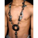 Knochenkette Kakacey schwarz - 50 % = Code G