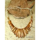 Knochenkette Kassian braun - 80 % = Code G