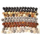 Hornperlen D: 30 mm 17 St. im 50 cm Strang = Code K