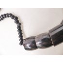 Hornkette Hantifaly schwarz poliert 55 cm - 80 %