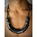 Hornkette Hantifaly schwarz poliert 55 cm - 80 %