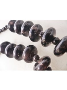 Hornkette Hantikala 55 cm schwarz poliert