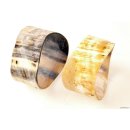 Horn Armreifen Horainer antik hell braun 30 mm = Code B