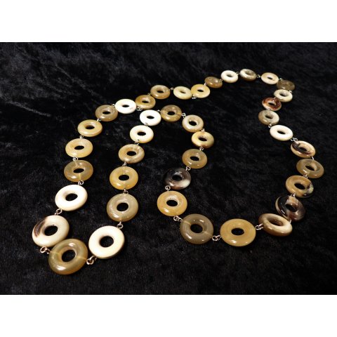 Horn Gliederkette Ghadir  hell 100 cm