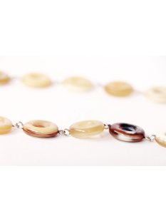 Horn Gliederkette Ghadir  hell 100 cm