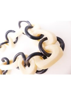 Horn + Knochen Gliederkette Ganimete 65 cm = Code G