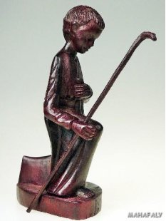 Krippe 12 teilig echtes Rosenholz Ebenholz  25 cm, Rarit&auml;t !!