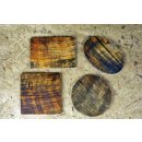 Hornplatten 80 mm in 5 Formen  poliert / antik / matt