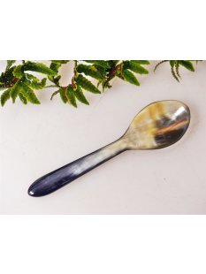 Horn Eierl&ouml;ffel / Portionsl&ouml;ffel kurz 1...