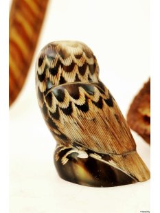 Hornfigur Schleiereule = Code D  6,5 cm