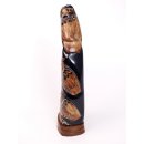 Hornfigur Waldohreule. auf Holzsockel = Code L 21- 24 cm
