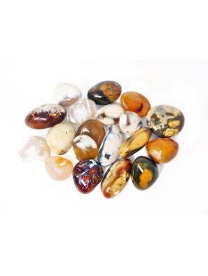 1 kg Handst&uuml;cken Handschmeichler Trommelstein Madagaskar Karneol rot poliert