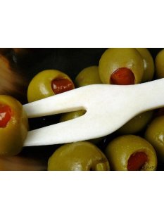 Knochen Gabel. Cocktailgabel 13 cm