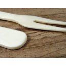 Knochen Gabel. Cocktailgabel 13 cm