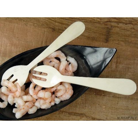 Knochen Gabel Essgabel 14,5 cm