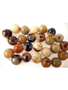 Hornperlen D: 15 mm 33 St. im 50 cm Strang = Code I