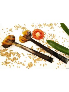 Horn Salatbesteck Sabah 29 cm = Code F