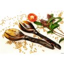 Horn Salatbesteck Afrika 26 cm = Code H