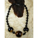 Hornkette Hantuhara gemasert poliert 55 cm = Code L