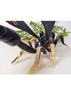 Hornfigur Stechwespe einmaliges Sammlerst&uuml;ck L&auml;nge 28 cm = Code L