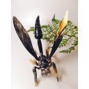Hornfigur Stechwespe einmaliges Sammlerst&uuml;ck L&auml;nge 28 cm = Code L