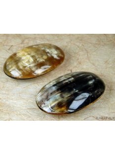 Horn Menage 100 x 65 mm im Set Salz + Pfeffer oval  Code G